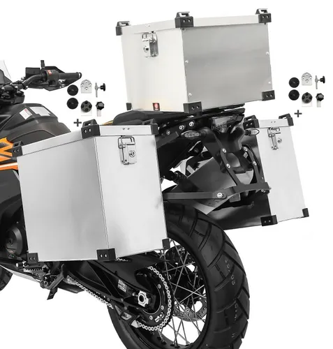 Alu Koffer 35-40L Topcase 38L für Honda CRF 450L / R-RX