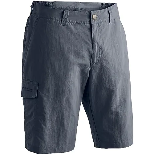 Maier Sports Main Shorts Gr 56 grau/schwarz - Leichte Wanderhose in Grau/Schwarz, ideal für Trekking und Wandern - Material: 100% Polyamid, sorgt für hohen Tragekomfort und Bewegungsfreiheit.