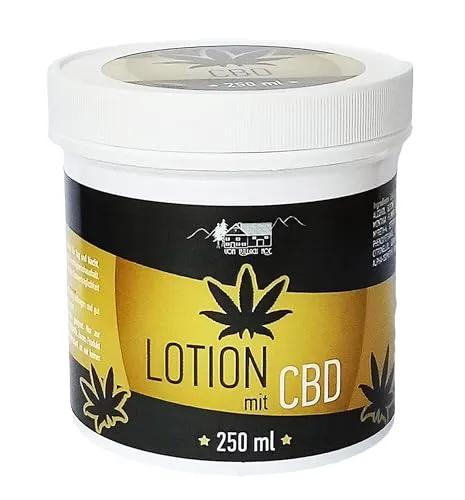 LOTION mit Hanf 250ml Tag und Nacht Gesichtscreme Hautpflege Creme Salbe Gel 91