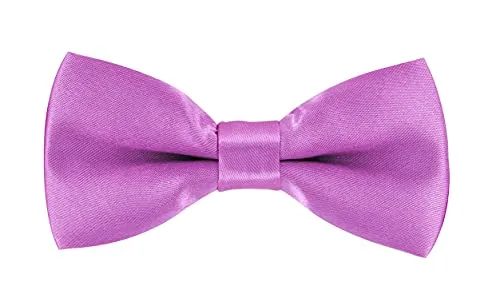 axy Kinderfliege, Jungen Fliege, bereits gebunden, Konfirmation verstellbar KFLI1 (Violett)