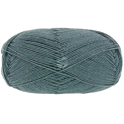 LANA GROSSA Meilenweit 100 Merino extrafine | Hochwertiges Sockengarn, waschmaschinenfest | Handstrickgarn aus 75% Schurwolle & 25% Polyamid | 100g Wolle, Stricken & Häkeln | 420m Garn FB2458