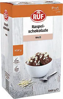 Ruf Raspelschokolade weiß 1kg von RUF