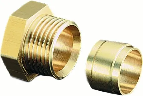 Oventrop Anschlusssatz 2-fach aus Messing 10 mm