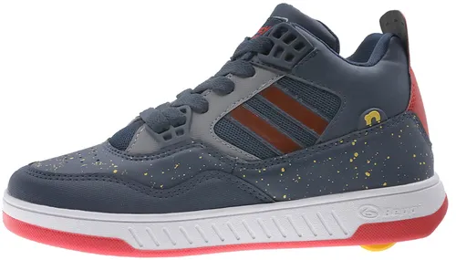 BREEZY ROLLERS 2186850 Schuh mit Rollen - Dunkelblau/Weiß - Heelys Schuh mit Rollen, innovatives Easy-Klick Rollensystem für schnellen Wechsel zwischen Laufen und Rollen, ideal für alle Anlässe und coole Styles.