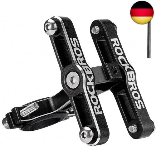 ROCKBROS Universal Flaschenhalter Adapter Aluminum Einstellbar Fahrrad Ersatz