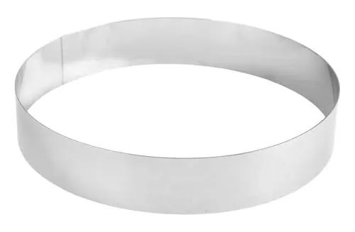 Home Runde Ausstechformen, Edelstahl, 13 x 4 x 21 cm