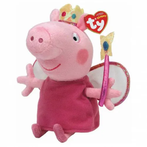Peppa Pig Prinzessin TY Beanie Kuscheltier 15 cm 46129 162395099-162395096