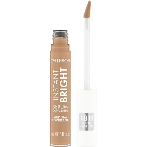 Catrice Instant Bright Serum Concealer, Nr. 039W, Nude, feuchtigkeitsspendend, langanhaltend, strahlend, für trockene Haut, vegan, ölfrei, ohne Konservierungsstoffe, ohne Parabene, 1er Pack (5ml)