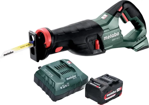 Metabo SSEP 18 LT Akku Säbelsäge 18 V 32 mm + 1x Akku 4,0 Ah + Ladegerät
