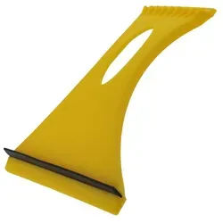 Eiskratzer m. Gummilippe gelb