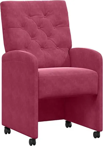 vidaXL Esszimmerstühle mit Rollen von vidaXL