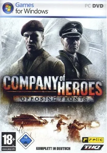 Company of Heroes: Opposing Fronts - Softgold Edition - Strategiespiel für PC, bietet packende Multiplayer-Action und spannende Einzelspielerkampagnen im Zweiten Weltkrieg.
