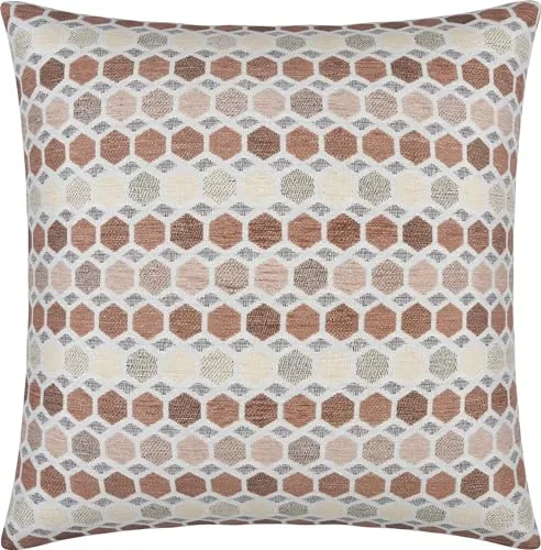 Erwin Müller Kissenhülle York Wabe Chenille altrosé Größe 50x50 cm