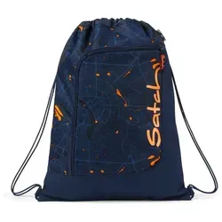 Satch Turnbeutel Sportbeutel blau in blau von satch