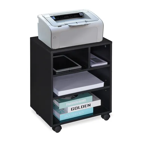 Rollcontainer Bürocontainer 4 Fächer mobil