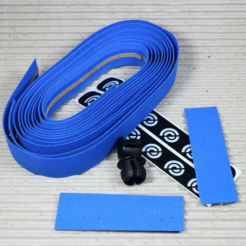 Lenkerband Bike Ribbon Bar Tape Cork Plus für Rennrad - blau -