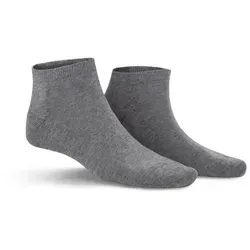 KUNERT Sneakersocken RICHARD druckfreier Komfortbund, sportlicher Look silberfarben 43-46