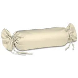 fleuresse Kissenbezug Satin 40 x 15 cm Beige Creme