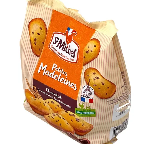 St Michel Mini Madeleines mit Eiern und Schoko Chips, original aus Frankreich 15