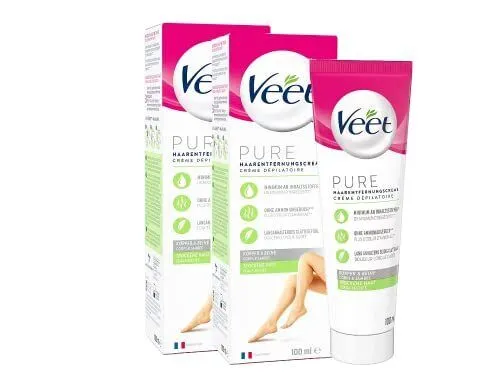 Veet Haarentfernungs-Creme trockene Haut 2 x 100ml
