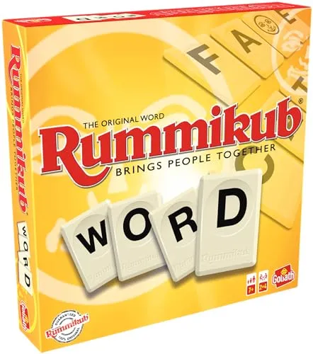 Rummikub Wort – Gesellschaftsspiel für 2 bis 4 Spieler ab 7 Jahren