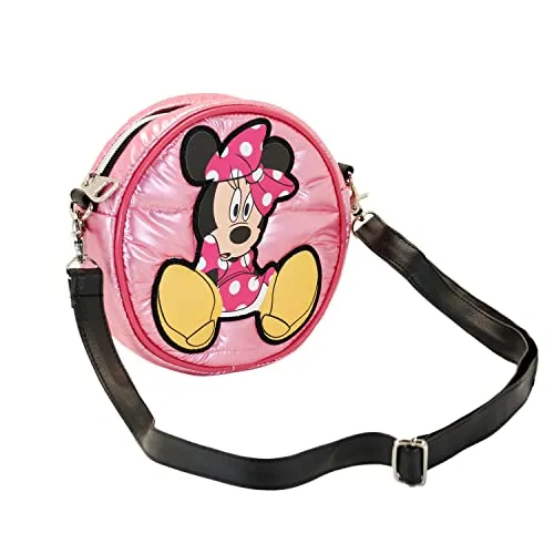 Disney Unisex 03938 Padding Runde Schultertasche Shoes, Rosa, Einheitsgröße