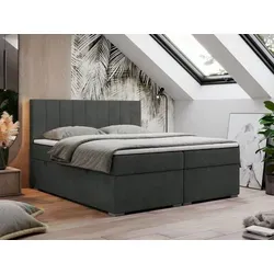 Boxspringbett LOPE 200x200 in silber von MKS Meble