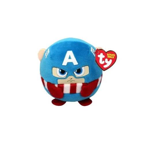 Produktbild TY-42562 CAPTAIN AMERICA TY PUFFIES NEU OVP CAPTAIN AMERICA BEANIE BALLS MAR