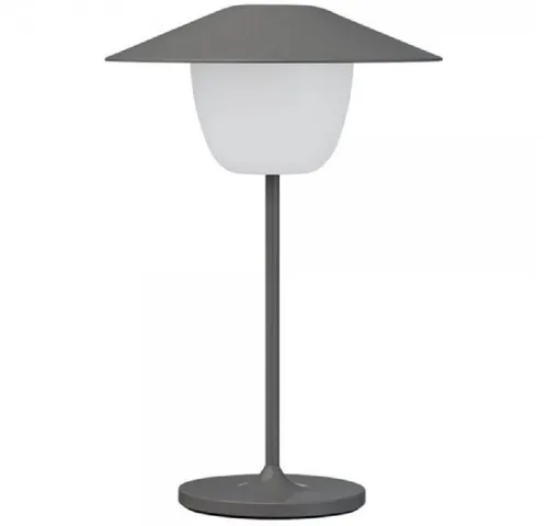 blomus ANI LAMP - Mobile LED-Tischleuchte - Stylische und vielseitige LED-Tischleuchte für Innen und Außen, IP54, dimmbar, bis zu 35h Brenndauer und in verschiedenen Lichtfarben einstellbar.