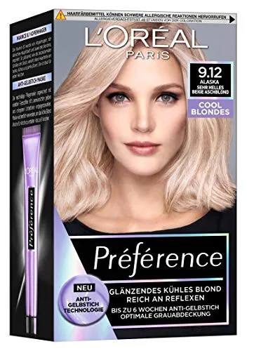 Produktbild L'Oréal Paris Haarfarbe Préférence Cool Blondes 9.12 Alaska