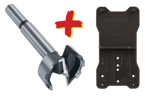 Wolfcraft 8728000 Forstnerbohrer 35mm Gesamtlänge 90mm Zylinderschaft 1St.