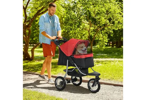 PawHut Hundewagen Hundebuggy für Hunde und Katzen