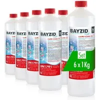 Höfer Chemie 6x 1 kg Chlor 13% flüssig für Pools