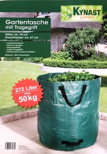 Gartensack Laubsack Gartentasche Abfallsack Gewebesack Rasensack Garten 272L