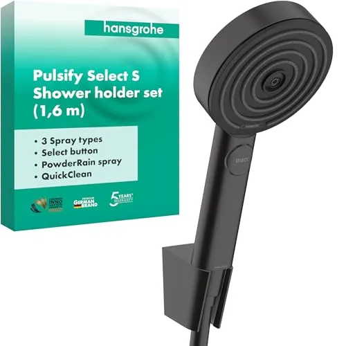 hansgrohe Pulsify Select S Brausehalterset in schwarz von Hansgrohe