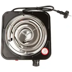 Kompakter Elektroherd mit Flammendem Kochfeld