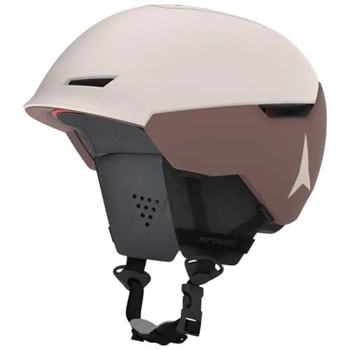 ATOMIC Revent + LF Skihelm in Brown / Sand - Unisex für Erwachsene - Individuelle Passform für präzisen Sitz - Überlegener Aufprallschutz - Innovatives Belüftungssystem - Kopfumfang 59-63 cm