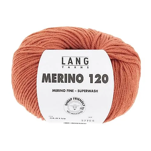 Lang Yarns Merino 120 Superwash 0159 orange