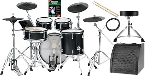 XDrum DD-670 Mesh E-Drum Kit Live Set - E-Drum Set mit echten HiHat und Mesh-Pads, 720 Sounds und umfangreichem Zubehör für professionelle Auftritte und das perfekte Schlagzeugerlebnis.