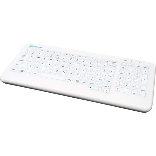 Purekeys medizinische Hygienetastatur 103/104 IP66, Kabel, USB, DE