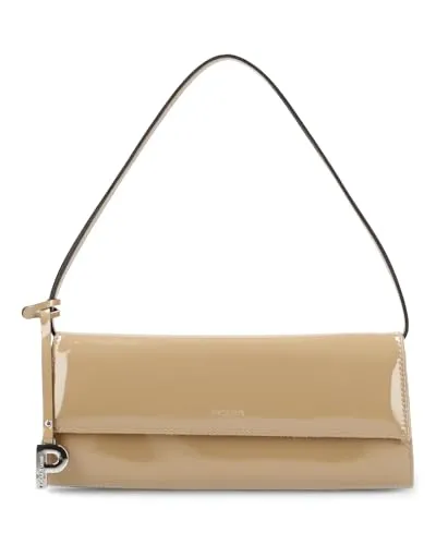 Picard Abendtasche Damen Beige Lack Auguri - Damen-Clutches aus hochwertigem Nappa-Rindsleder, elegant und vielseitig für festliche Anlässe oder den Alltag. Kann sowohl als Schultertasche als auch als Clutch getragen werden.