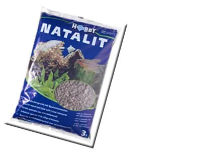 Hobby Aquaristik Natalit I 3 Liter I Bodengrund als Lava I Idealer Kontrast zu Fischen und Pflanzen