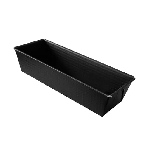 Zenker Kastenform 25 cm PURE, Königskuchenform mit Antihaftbeschichtung, hochwertige Backform (Farbe: schwarz), Menge: 1 Stück