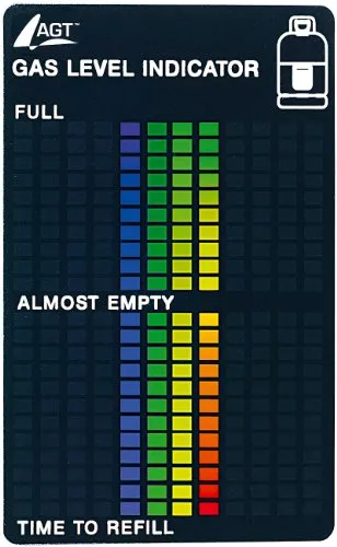 AGT Gasanzeige: 22-stufige Gasflaschenanzeige für Camping von AGT