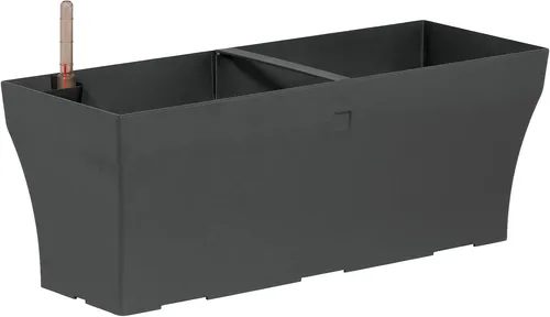 Geli Blumenkasten Blumenkasten mit Wasserspeicher 'Neo-Line', anthrazit, Länge ca. 50 cm (1 St)