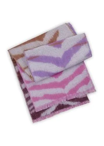 CODELLO Jacquard scarf Tiger 45x210cm Tuch