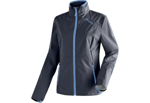 Maier Sports Damen Brims Jacke XXL blau - Funktionsjacke aus recyceltem Polyester, sehr leicht und atmungsaktiv – perfekt für aktive Outdoor-Abenteuer.