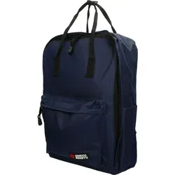 Christian Wippermann großer Herren Damen Rucksack City Bag Blau - Hochwertiger Cityrucksack für Herren und Damen mit robustem, wasserabweisendem Polyester. Maße: 31 x 43 x 13 cm, Platz für einen 15 Zoll Laptop und praktische Fächer für optimale Organisation.