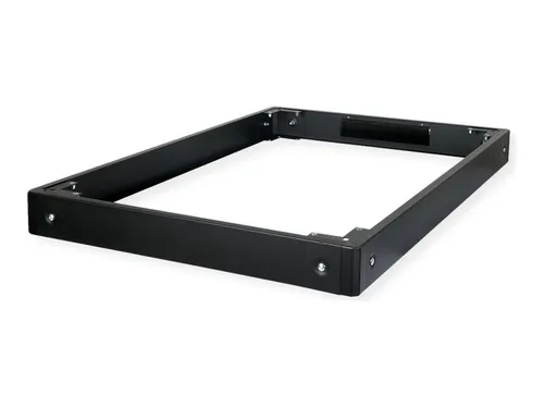 ROLINE Netzwerkschrank Sockel 800x1200, schwarz - Robuster Sockel für Netzwerkschränke, ideal für stabilen Stand und optimale Nutzung des Platzes. Maße: 80 cm Breite, 10 cm Höhe, 120 cm Tiefe.