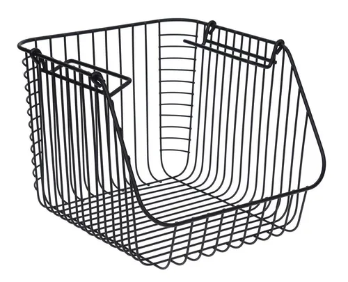 Allzweckkorb Metallkorb ASSORTO, B 29 x T 27 cm, Schwarz - Praktischer Metallkorb in elegantem Schwarz, ideal zur Aufbewahrung und Dekoration. Vielseitig einsetzbar und passend zu jedem Einrichtungsstil, sorgt er für Ordnung und setzt stilvolle Akzente in Ihrem Wohnraum.